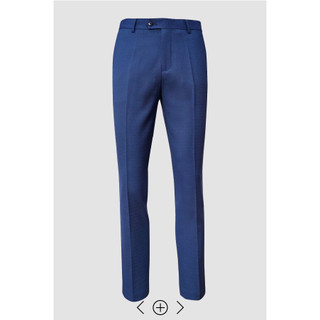 Quần tây (quần âu) CALUCI CBTR14 màu đen/xanh biển Slimfit