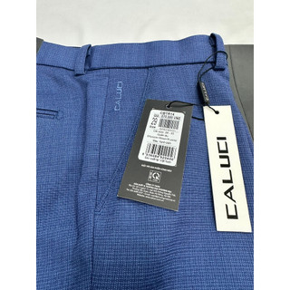 Quần tây (quần âu) CALUCI CBTR14 màu đen/xanh biển Slimfit