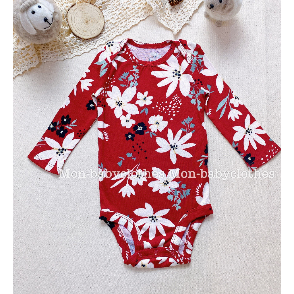 Áo BODY chip dài tay 6-9 tháng