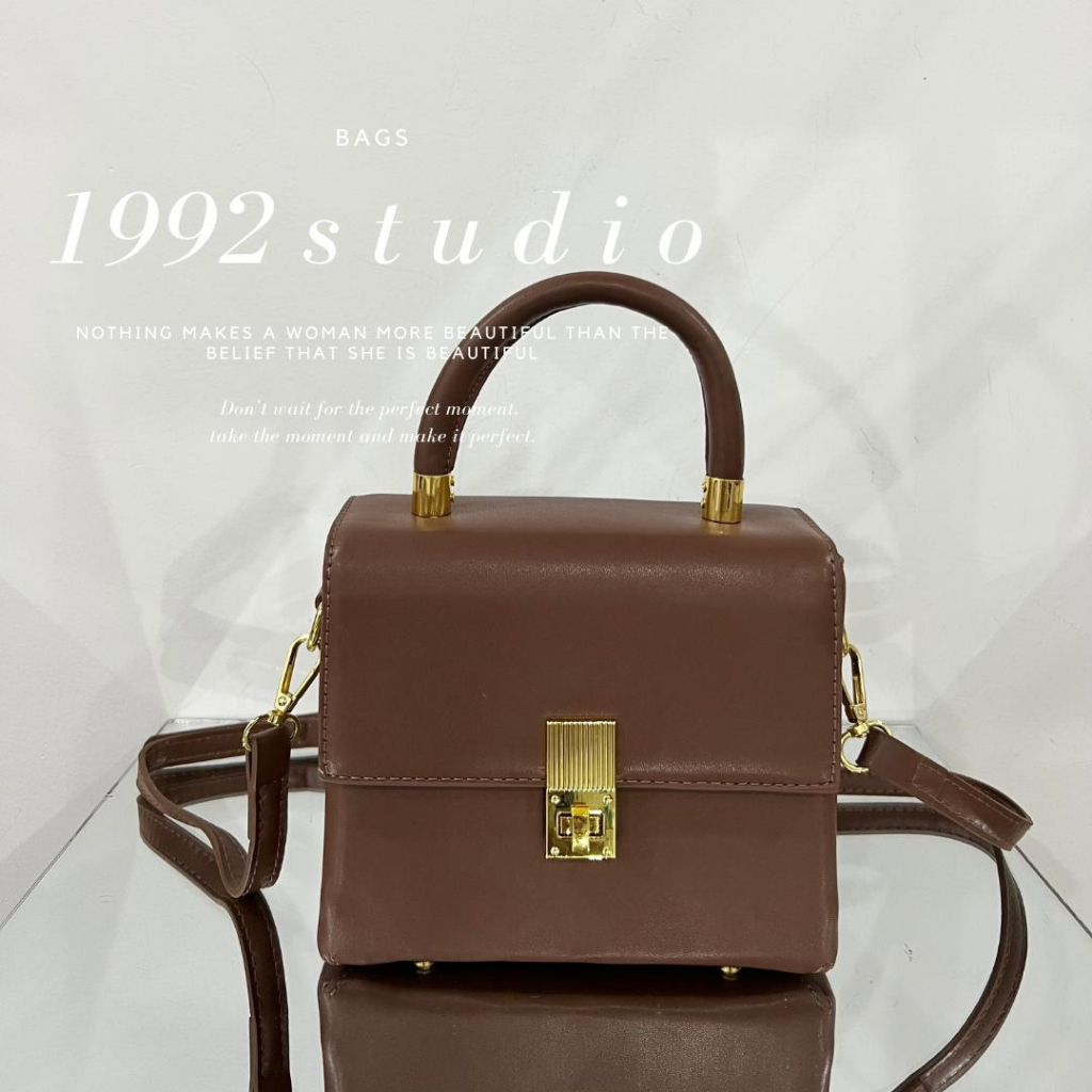 ERINNY BAG | túi xách nữ | 1992 s t u d i o | form vuông cá tính | size 17x16x7cm