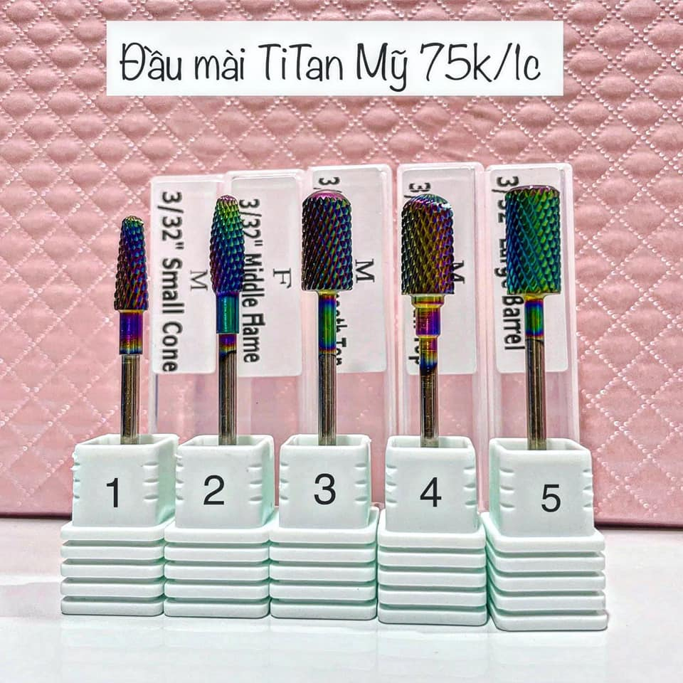 Đầu mài mỹ titan các loại đầu xịn đẹp chuẩn U.S.A