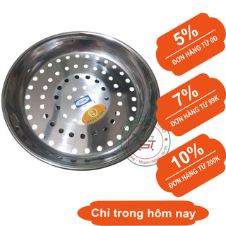 Xửng hấp inox nồi cơm điện khay hấp vỉ hấp đường kính 22 - 24 - 26cm
