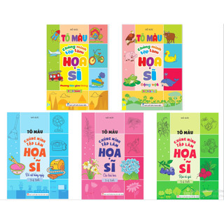 Sách - combo 5 cuốn tô màu chúng mình tập làm họa sĩ - ndbooks