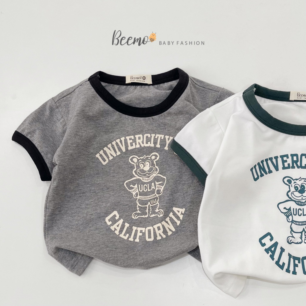Bộ cotton gấu californa Beemo cho bé trai