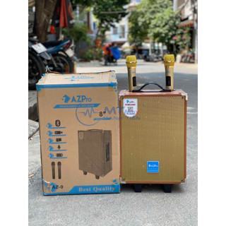 Loa kéo azpro az-9 bass 2 tấc – chống hú cực tốt, đầy đủ cổng kết nối. 2 đường tiếng bass mid treble rõ ràng và sắc nét