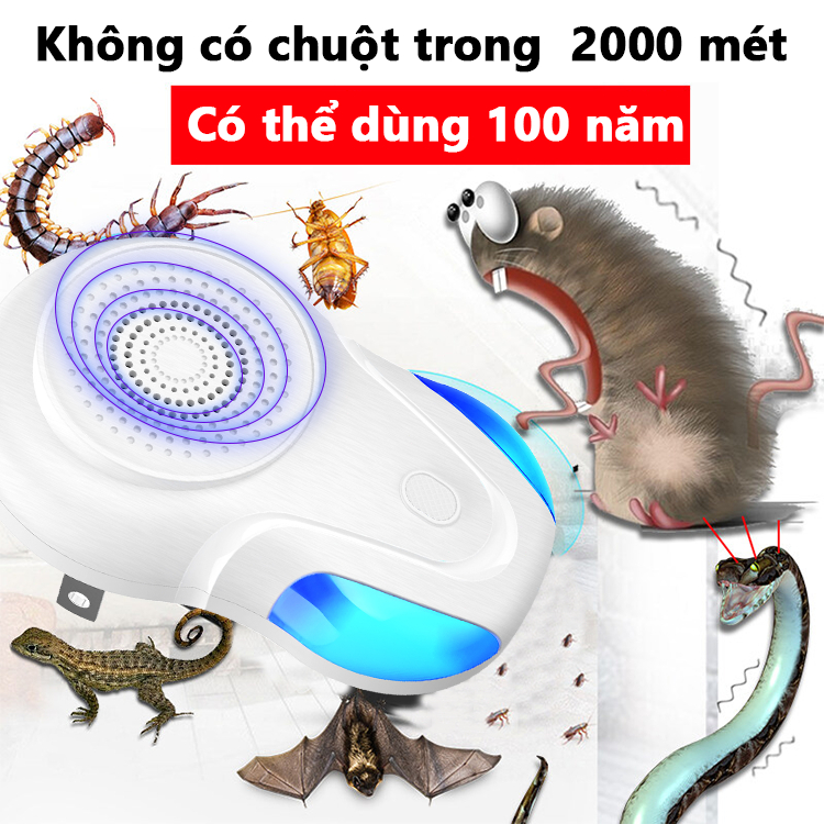 【2023 mẫu mới nhất】Máy Đuổi Chuột Thiết Bị Đuổi Côn Trùng-ZX Gián Muỗi Ruồi Kiến Mối Thông Minh Thiết Bị Đuổi Côn Trùng