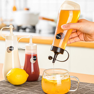 Lọ đựng gia vị, nước sốt Inomata Nhật Bản 360ml nhựa Polyethylene cao cấp, chịu nhiệt tới 70 độ