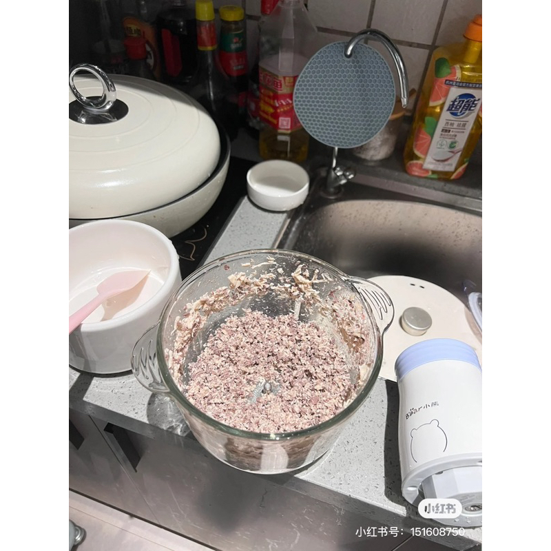 Máy Xay Thịt BEAR Cối Thủy Tinh 2L Cao Cấp - Cáo Đeo Nơ