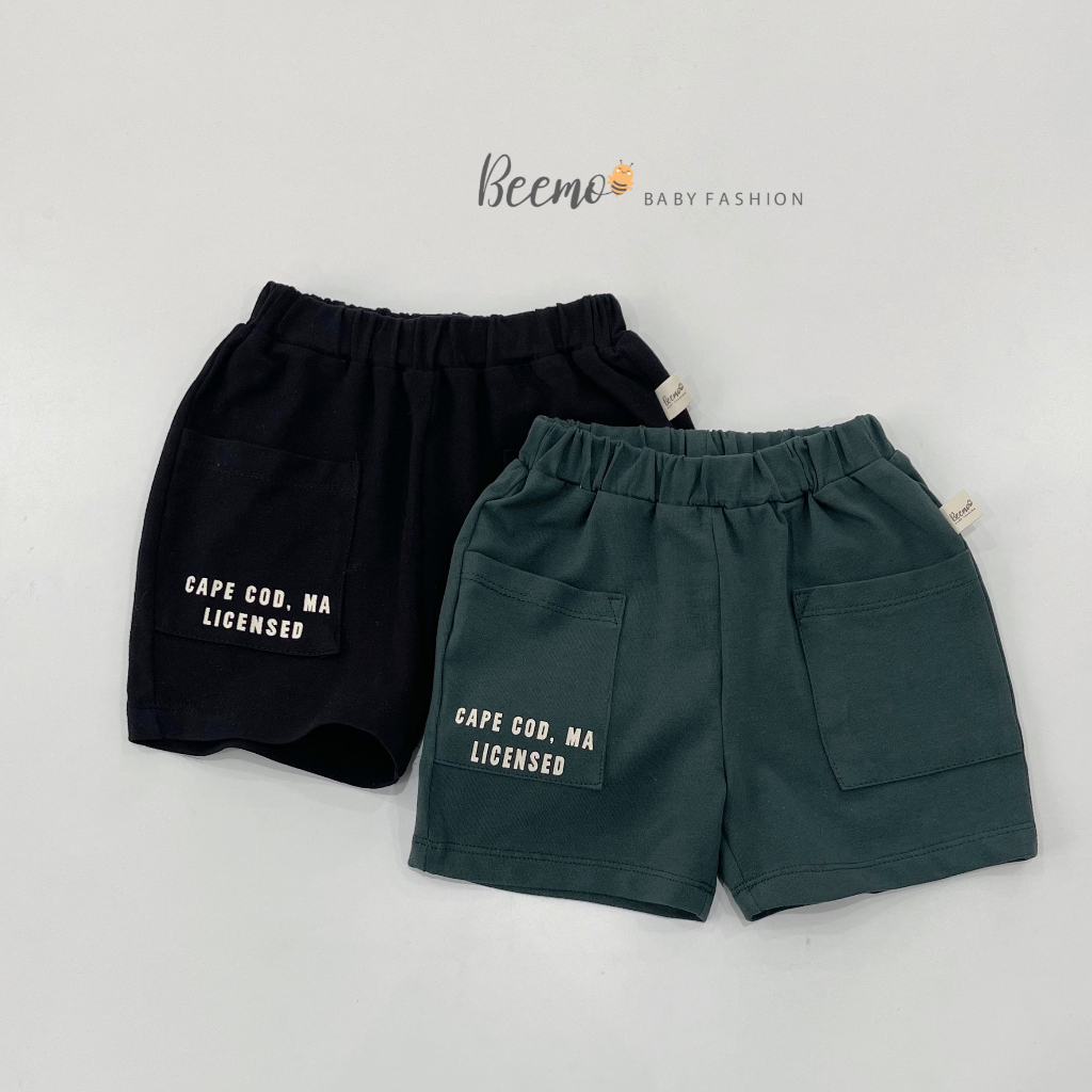 Bộ cotton gấu californa Beemo cho bé trai