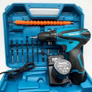 Máy Khoan Bắt Vít Dùng Pin Maktia 12V - Đa chức năng - 2 Pin - Máy bắn vít cầm tay mini - Tặng mũi khoan
