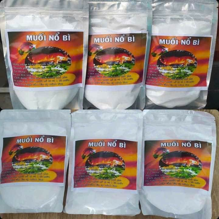 500g Muối nổ bì giúp da dòn tan, giữ độ dòn 24h