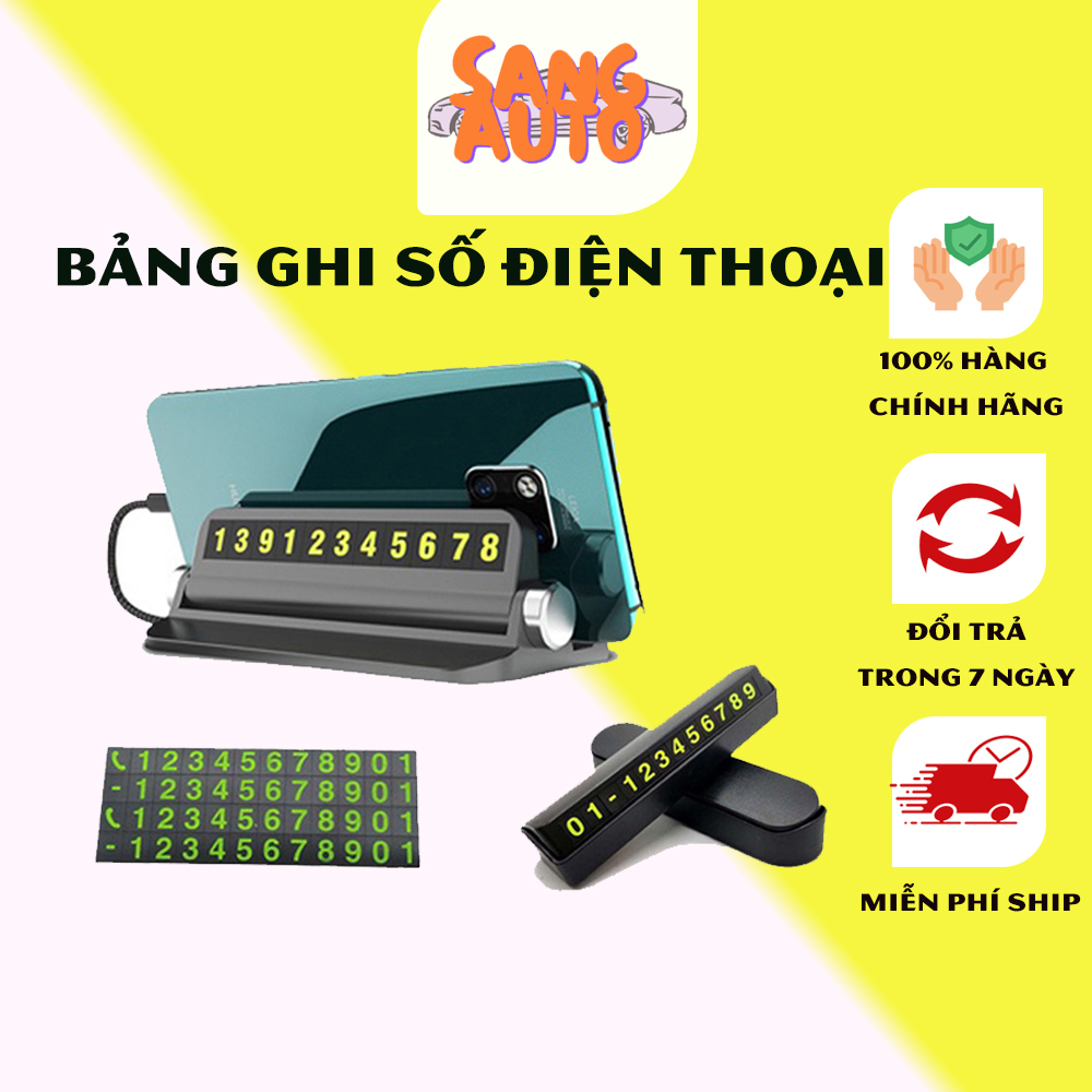 Bảng Ghi Số Điện Thoại Ô Tô Khi Dừng Đỗ - Thẻ Ghi Số Điện Thoại Ô Tô Khi Dừng Đỗ