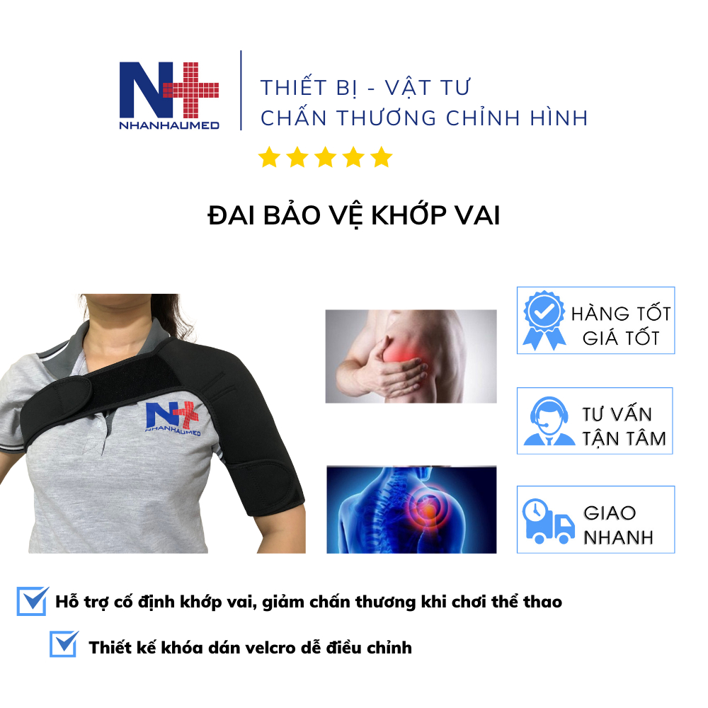 Đai Bảo Vệ Hỗ Trợ Khớp Vai Tránh Chấn Thương Khớp Vai
