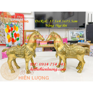 Đôi ngựa thờ bằng đồng