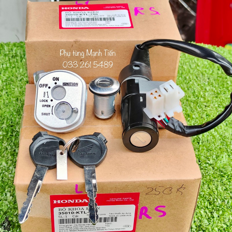 Bộ ổ khóa Wave S, Wave Rs Loại 1 (B2.10)