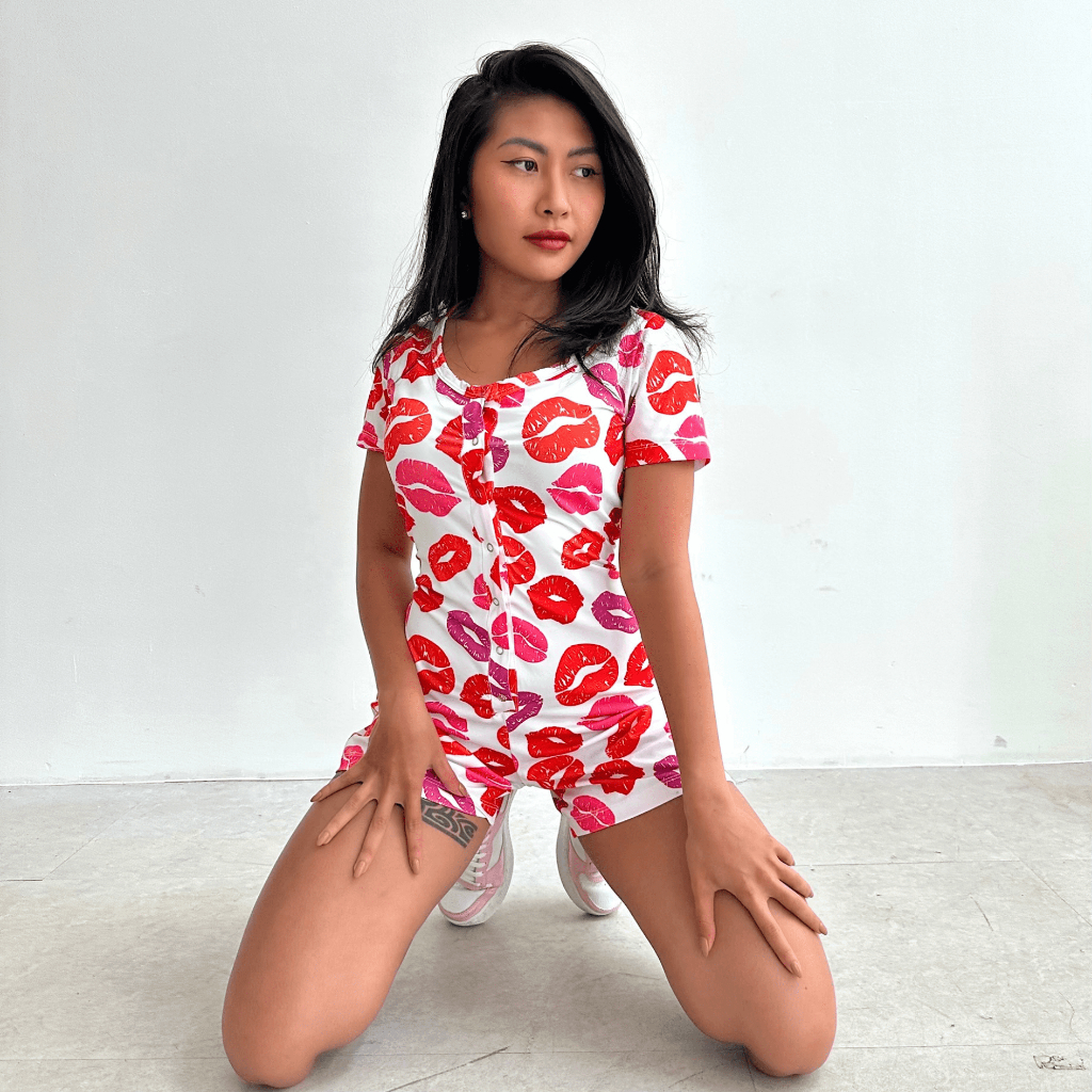 Jumpsuit body bộ áo liền quần họa tiết popart bodysuit Lovekiutee