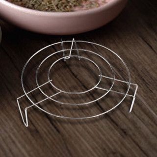 Vỉ Hấp Cách Thủy, Đế Hấp Chất Liệu Inox 3 Chân Đứng Vững, Vỉ Hấp Inox 304 Đa Năng Hấp Xôi, Bánh Bao 88053