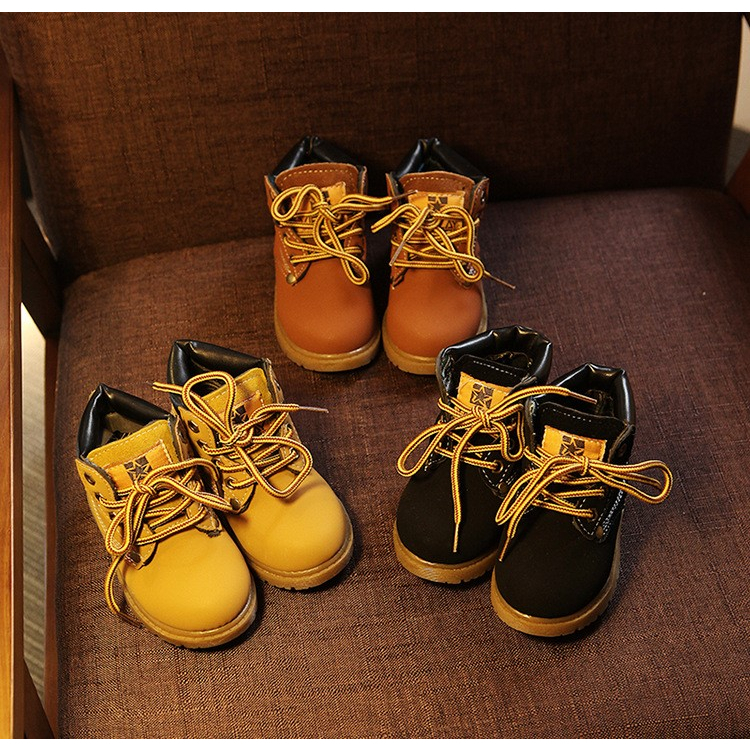 Giày boot cổ cao trẻ em, Giày boot bé gái, Giày bốt bé trai từ 1-5 tuổi sành điệu, thời trang, giày nhẹ, êm chân G31