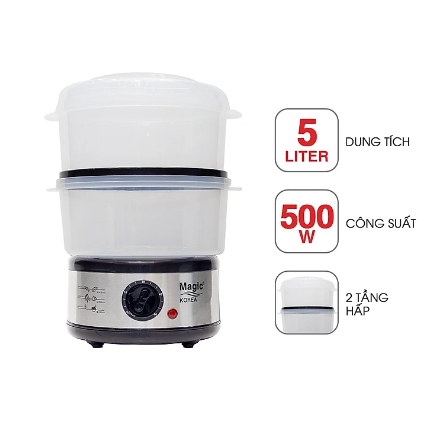 Máy Hấp Thực Phẩm Magic Korea A64 (5.0 Lít) - Hàng chính hãng