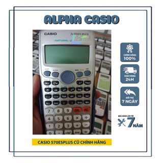  Máy tính bỏ túi cũ CASIO 570 ES PLUS 99%| CASIO FX 570ESPLUS CŨ CHÍNH HÃNG 