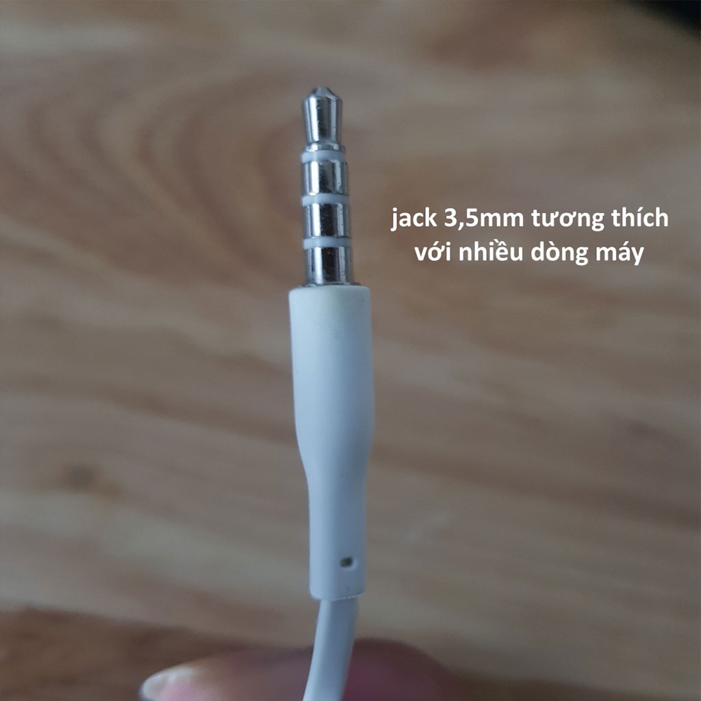 Tai nghe samsung có dây nhét tai s7, tai nghe chân tròn 3.5mm. âm bass chất lượng rõ ràng, hàng full box