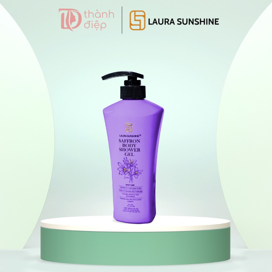 Sữa tắm nhuỵ hoa nghệ tây Laura Sunshine – Saffron Body Shower Gel