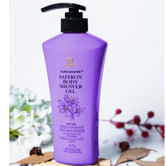 Sữa tắm nhuỵ hoa nghệ tây Laura Sunshine – Saffron Body Shower Gel