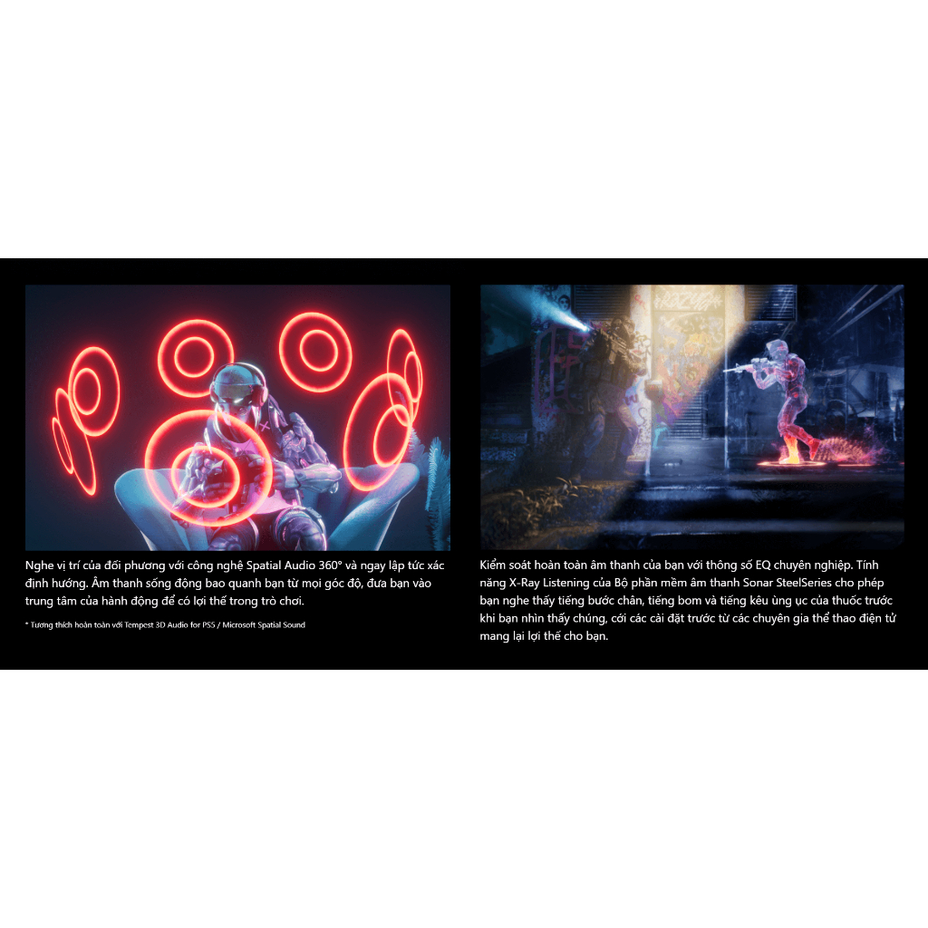 Tai nghe Gaming Steelseries Arctis NOVA 3 - 61631 Led RGB 2 vùng và có thể tùy chỉnh