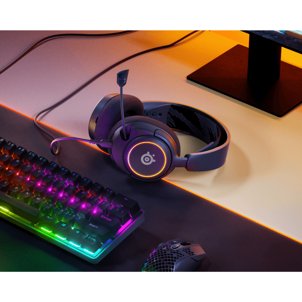 Tai nghe Gaming Steelseries Arctis NOVA 3 - 61631 Led RGB 2 vùng và có thể tùy chỉnh