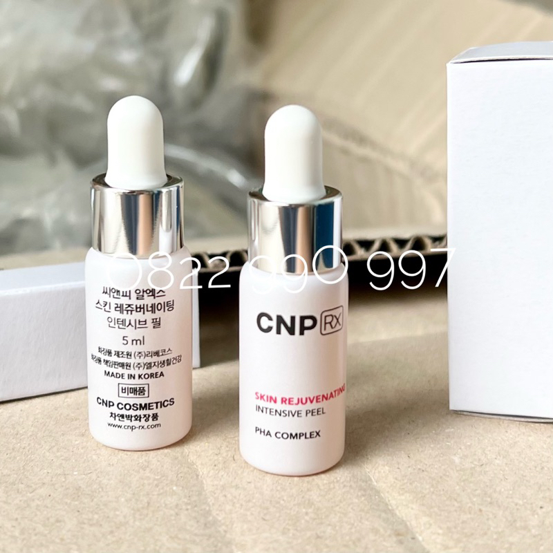 [1 lọ 5ml] CNP Rx Skin Rejuvenating Intensive Peel da nhẹ k lột da