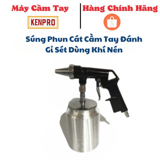 Súng phun cát cầm tay đánh gỉ sét dùng khí nén