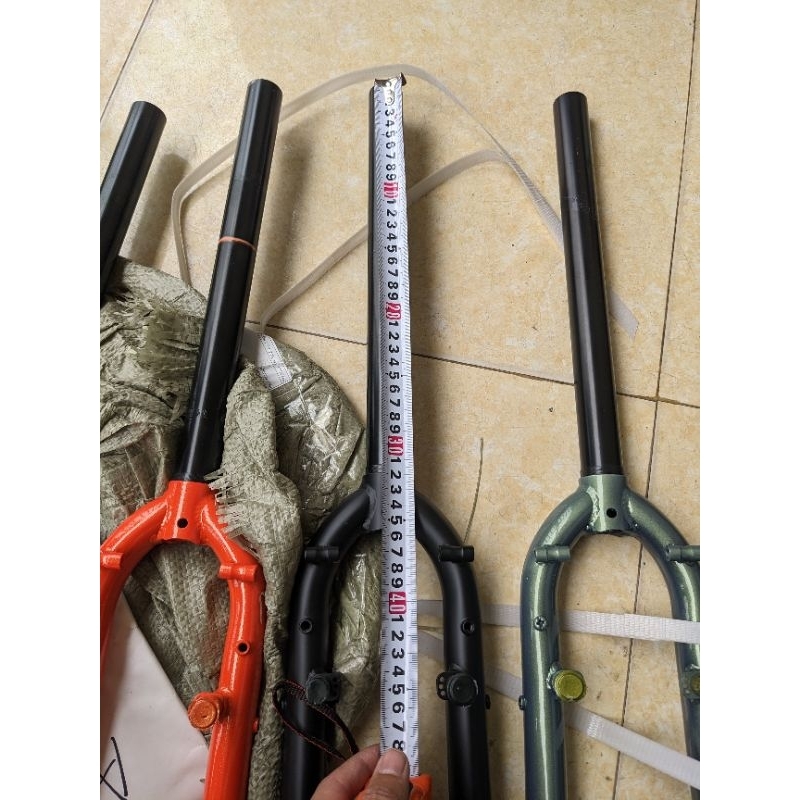 Phuộc thép touring bikepacking xe đạp đường trường 700c