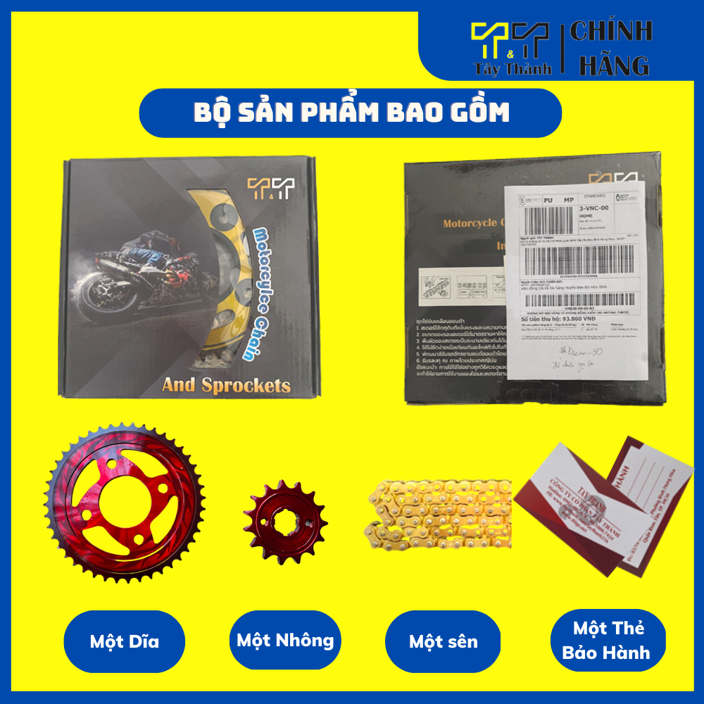 Nhông Sên Dĩa Winner 44T - 15T hàng nhập Thái Lan, bảo hành 6 tháng 1 đổi 1, Shop tây thành chuyên nsd winner