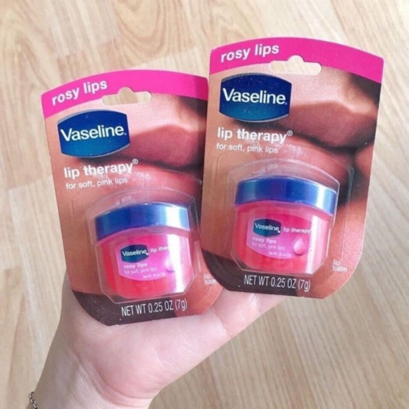 Dưỡng Môi VASELINE 7g Dạng Hũ Loại Rẻ Đủ Vị-Shop Mĩ Phẩm