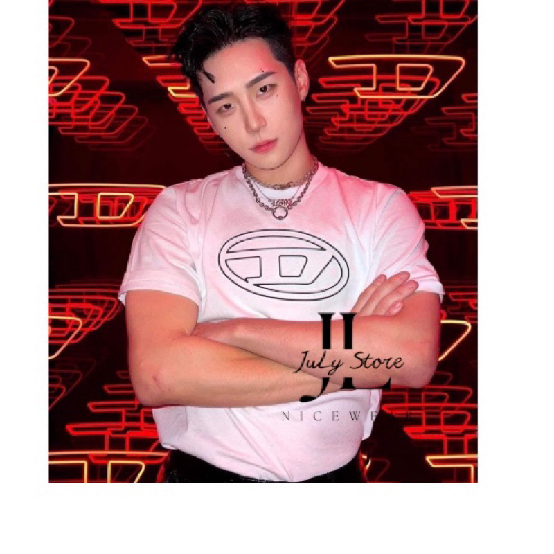 Áo Thun Tshirt 100% cotton in hình DIESEL form dáng rộng unisex 250gsm 100% cotton - Dày Dặn chuẩn hình