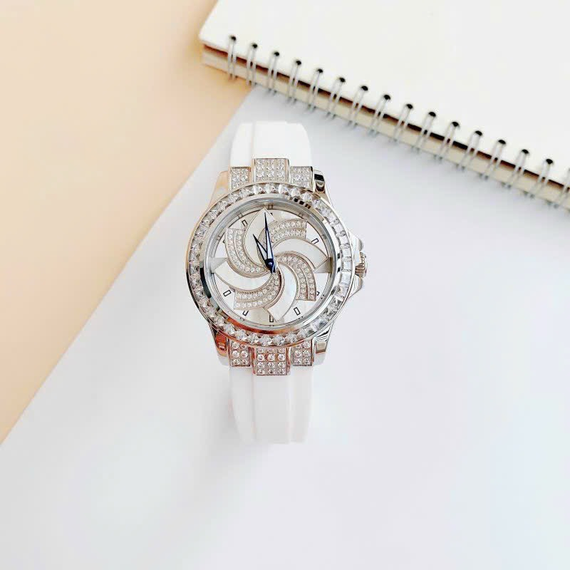 Đồng Hồ Nữ X-cer B0637 Silver Rainbow White - Vỏ Silver , Máy Quartz - Pin , Size 38mm