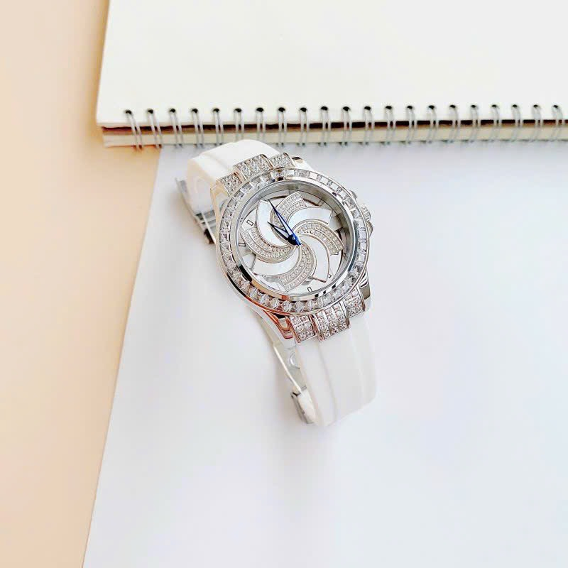 Đồng Hồ Nữ X-cer B0637 Silver Rainbow White - Vỏ Silver , Máy Quartz - Pin , Size 38mm