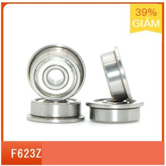 Vòng Bi Mặt Bích F623Z kích thước 3x10x4mm thép chịu lực