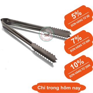 Kẹp gắp inox gắp đá đồ ăn nướng thịt 18 đến 38 cm đa năng giá rẻ
