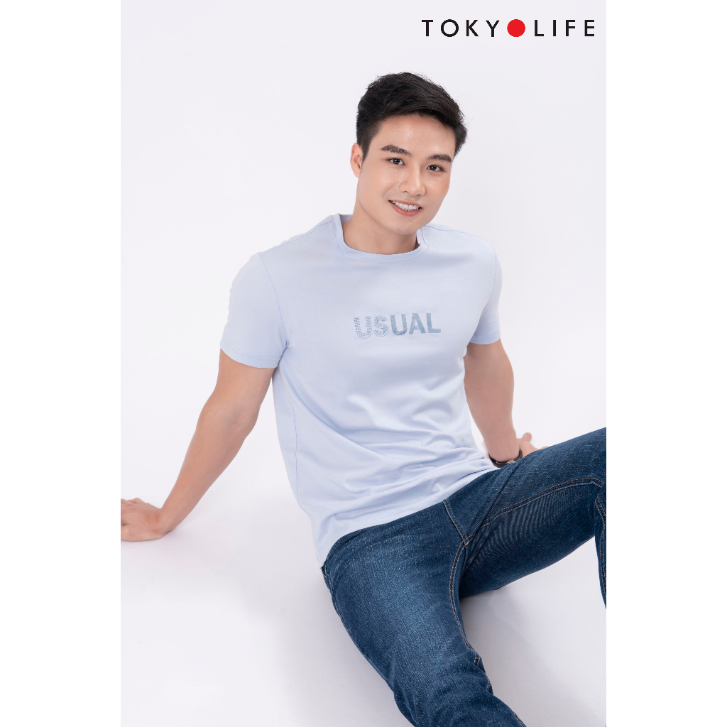 Áo T-Shirt NAM cổ tròn dáng suông TOKYOLIFE C7TSH513M