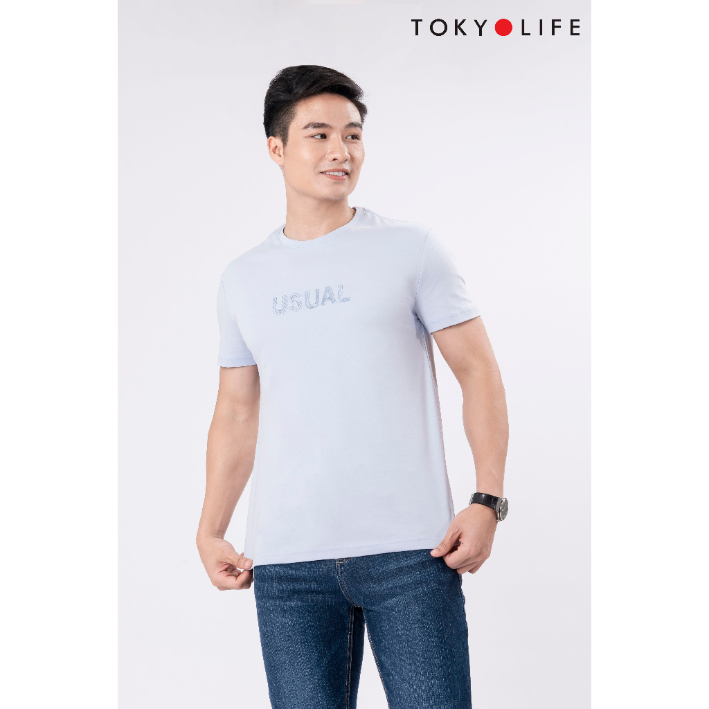 Áo T-Shirt NAM cổ tròn dáng suông TOKYOLIFE C7TSH513M