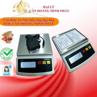 Cân điện tử nhà bếp FEH 3kg/1g; 5kg/1gam_bảo hành 1 năm