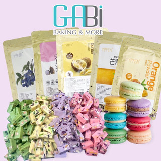 Bột màu trái cây tự nhiên YPFEN 20-100g các vị cam/xoài/sầu riêng/việt quất/khoai môn tím/dâu tây