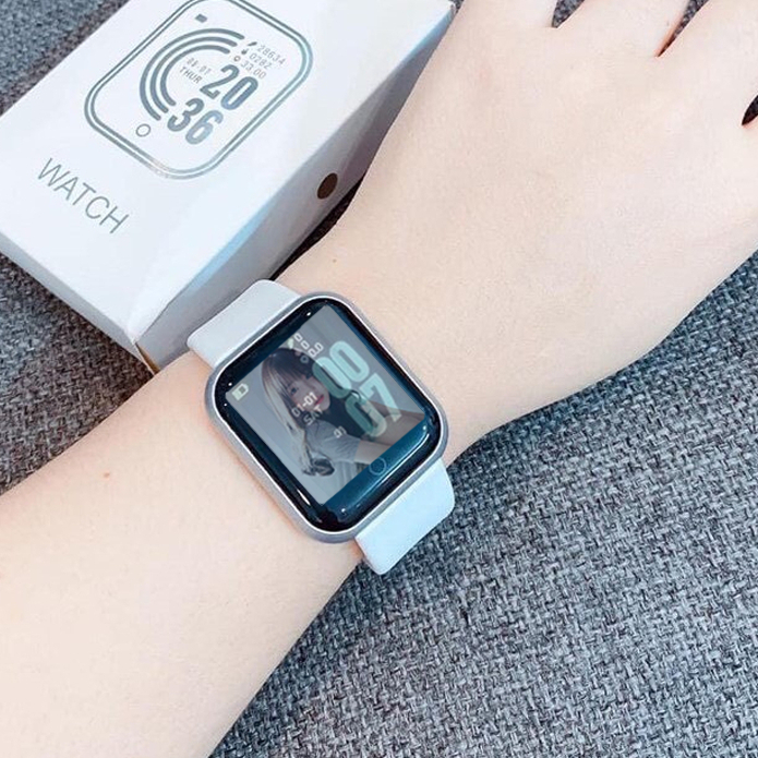 Đồng Hồ Thông Minh Y68,Thời Trang Nam Nữ, Nhận Thông Báo Cuộc Gọi, Tin Nhắn, Đổi Hình Nền, Hỗ Trợ Theo Dõi Sức Khỏe