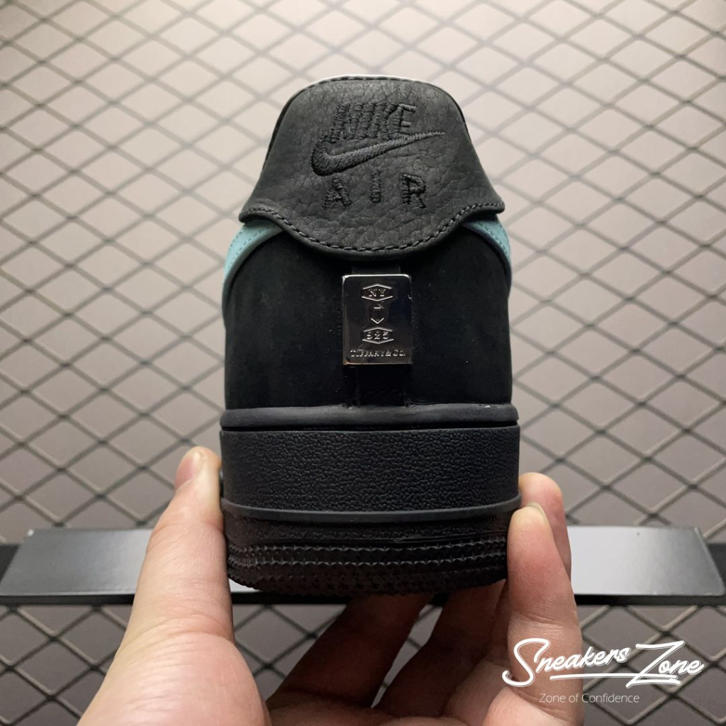 Giày Thể Thao Air Force 1 Low Tiffany & Co. 1837 Màu đen Logo Xanh Cực Phong Cách Cho Cả Nam Và Nữ Sneakers World
