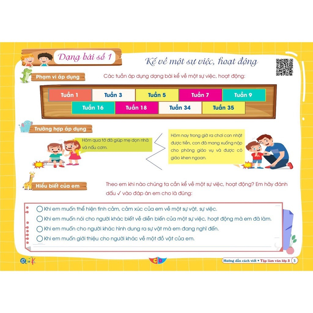 Sách - Hướng Dẫn Cách Viết Tập Làm Văn Lớp 3 - Cánh Diều - Cả Năm