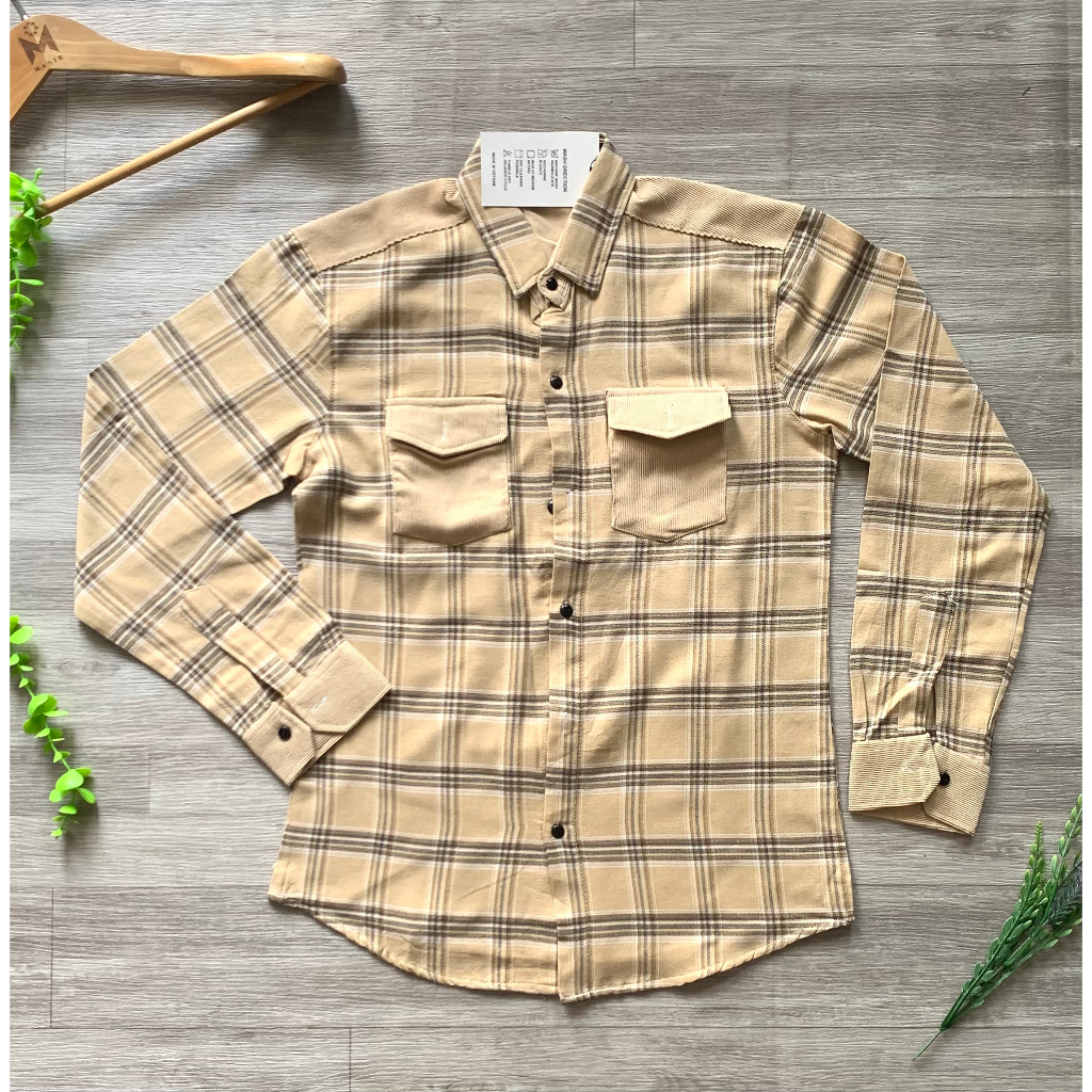 Áo Sơ Mi Nam Caro Flannel Mềm Mịn Kiểu Dáng Trẻ Trung Năng Động - D39404142