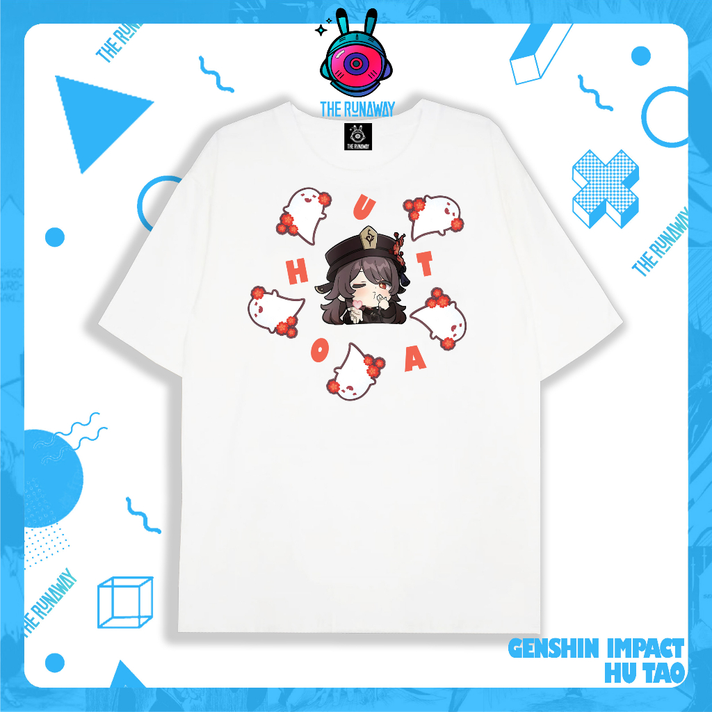 Áo phông Genshin Impact: Hutao Nam / Nữ by The Runaway