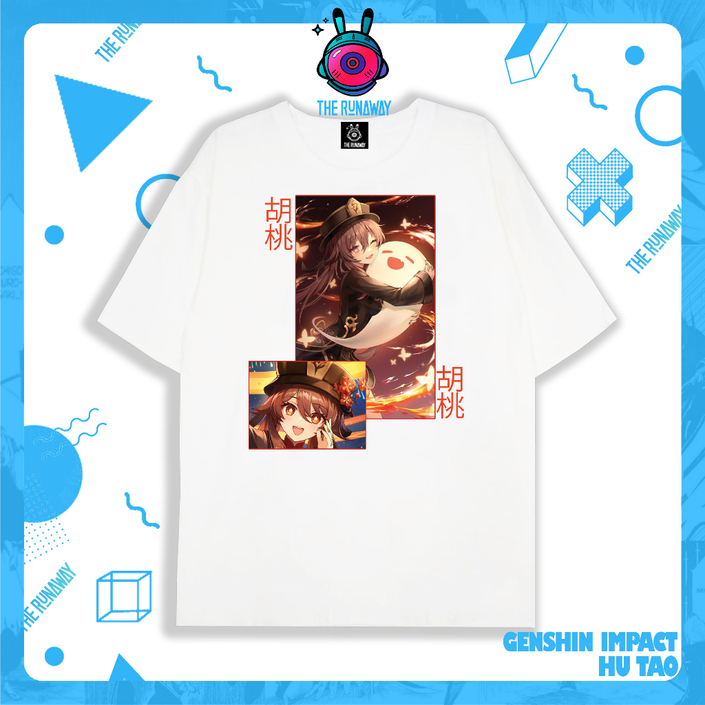 Áo phông Genshin Impact: Hutao Nam / Nữ by The Runaway