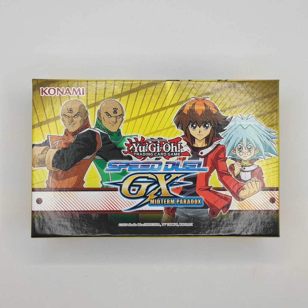 Hộp Thẻ Bài Yugioh Speed Duel GX: Midterm Paradox (Elemental HERO, Gate Guardian, Roid, Water Dragon)